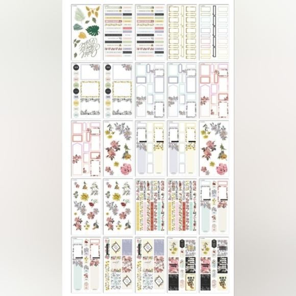 Happy Planner Mega Botanical Sticker Set - Picture 4 of 9